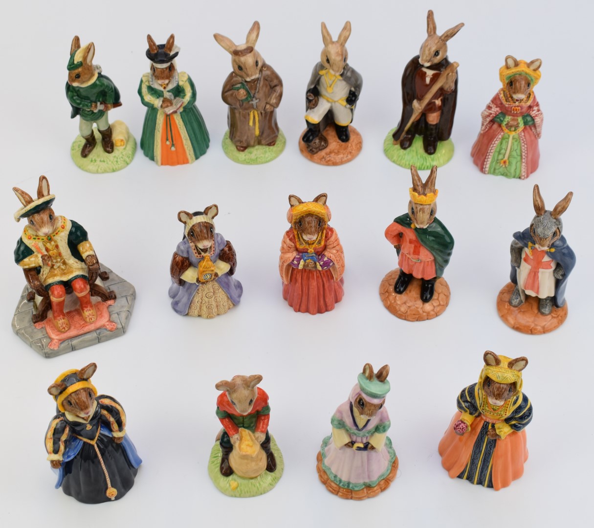 Fifteen Royal Doulton Bunnykins figures from the Robin Hood series and Henry VIII and His Six Wives, - Image 2 of 2