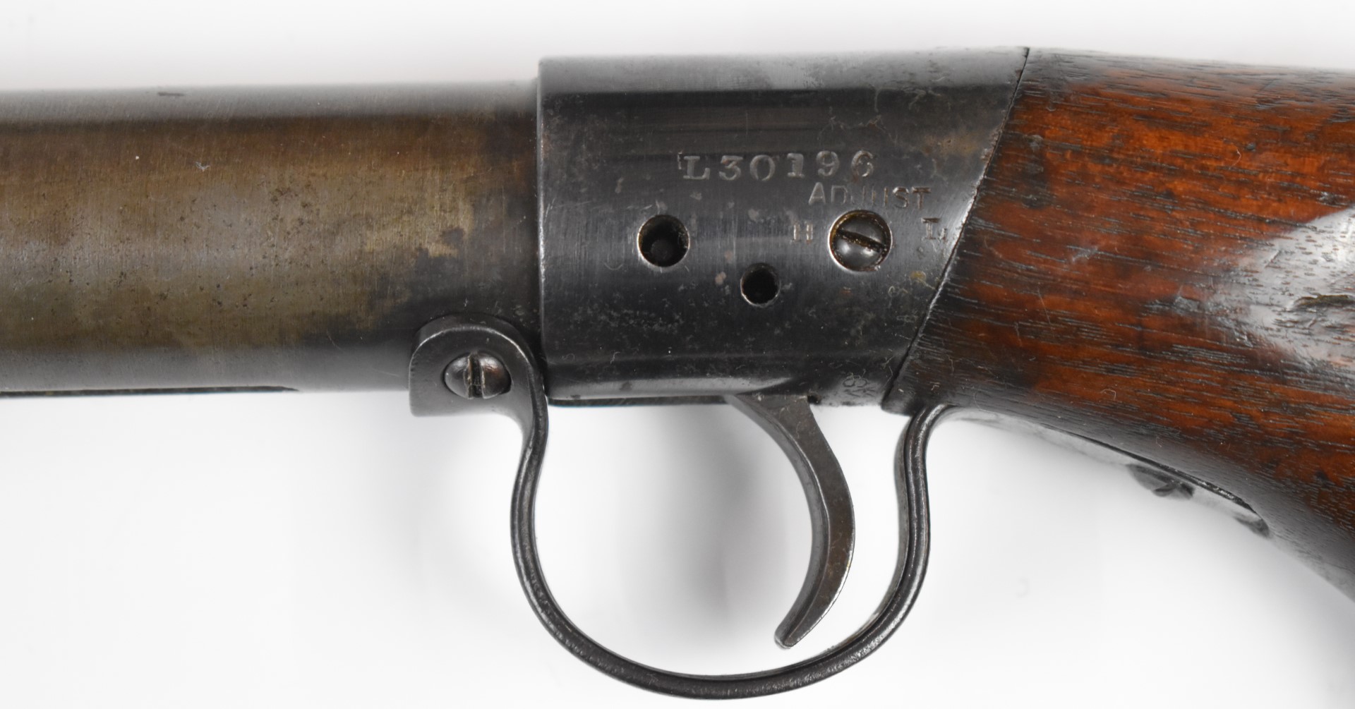 BSA Standard No 1 Light or Ladies .177 under-lever air rifle with chequered semi-pistol grip and - Image 8 of 8