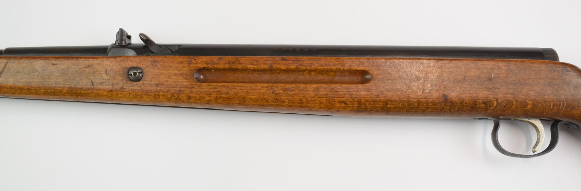 Original Mod 50E .22 under-lever air rifle with semi-pistol grip and adjustable sights and - Image 8 of 10