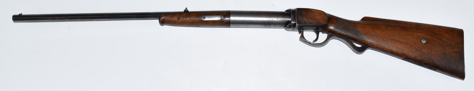 Oscar Will Bugelspanner .177 underlever air rifle with chequered grip, metal butt plate, - Image 8 of 8