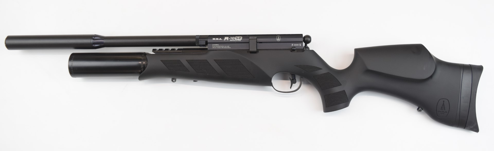 BSA R-10 SE Regulated .177 PCP air rifle with textured semi-pistol grip and forend, raised cheek - Image 14 of 22