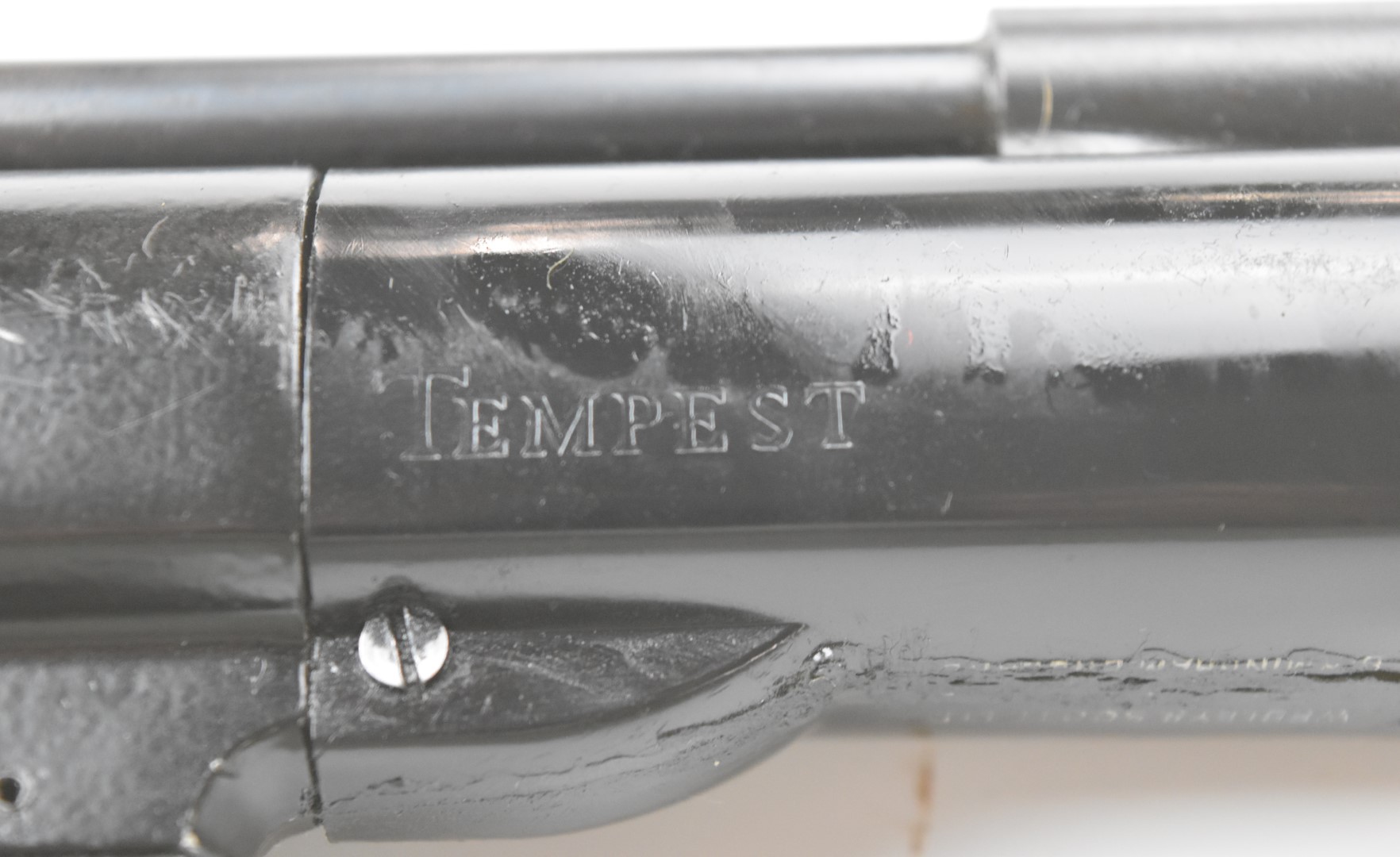 Webley Tempest .22 target air pistol with shaped and chequered grip and adjustable sights, NVSN, - Image 8 of 10