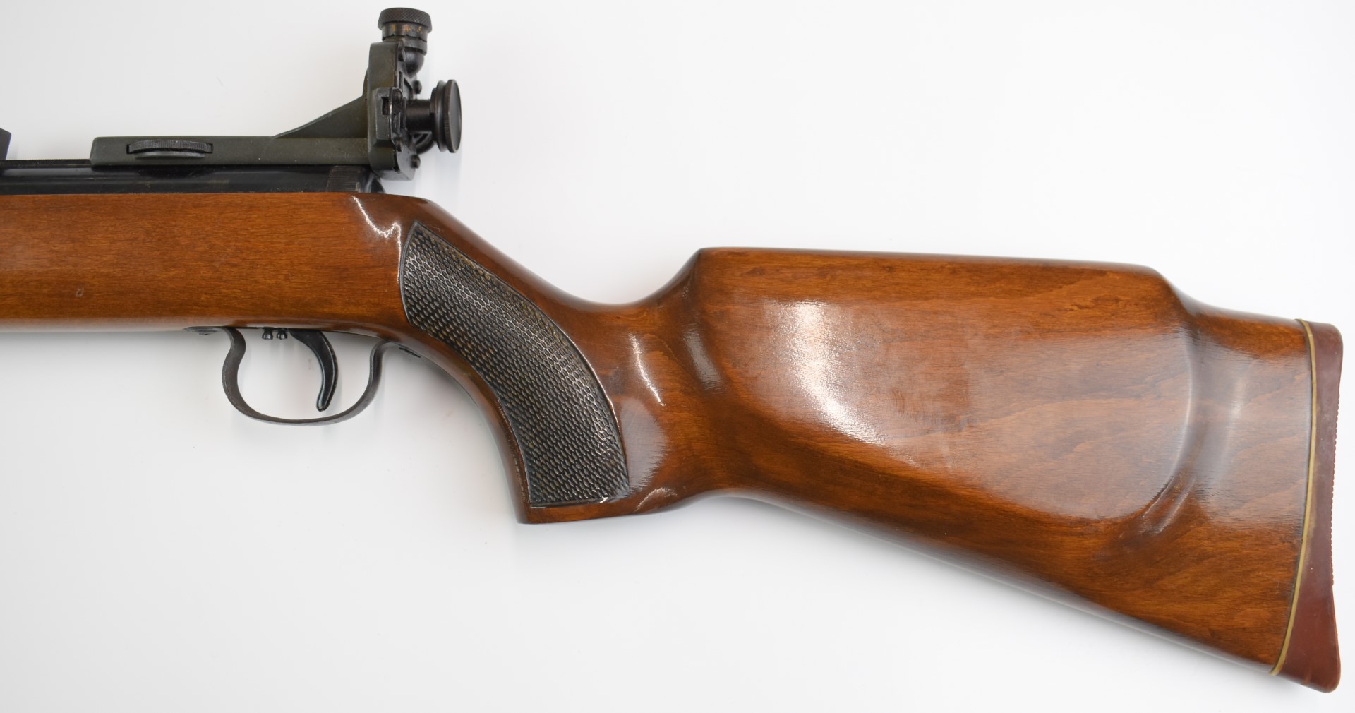 Original Model 50 .22 under-lever air rifle with chequered semi-pistol grip, adjustable trigger, - Image 7 of 10