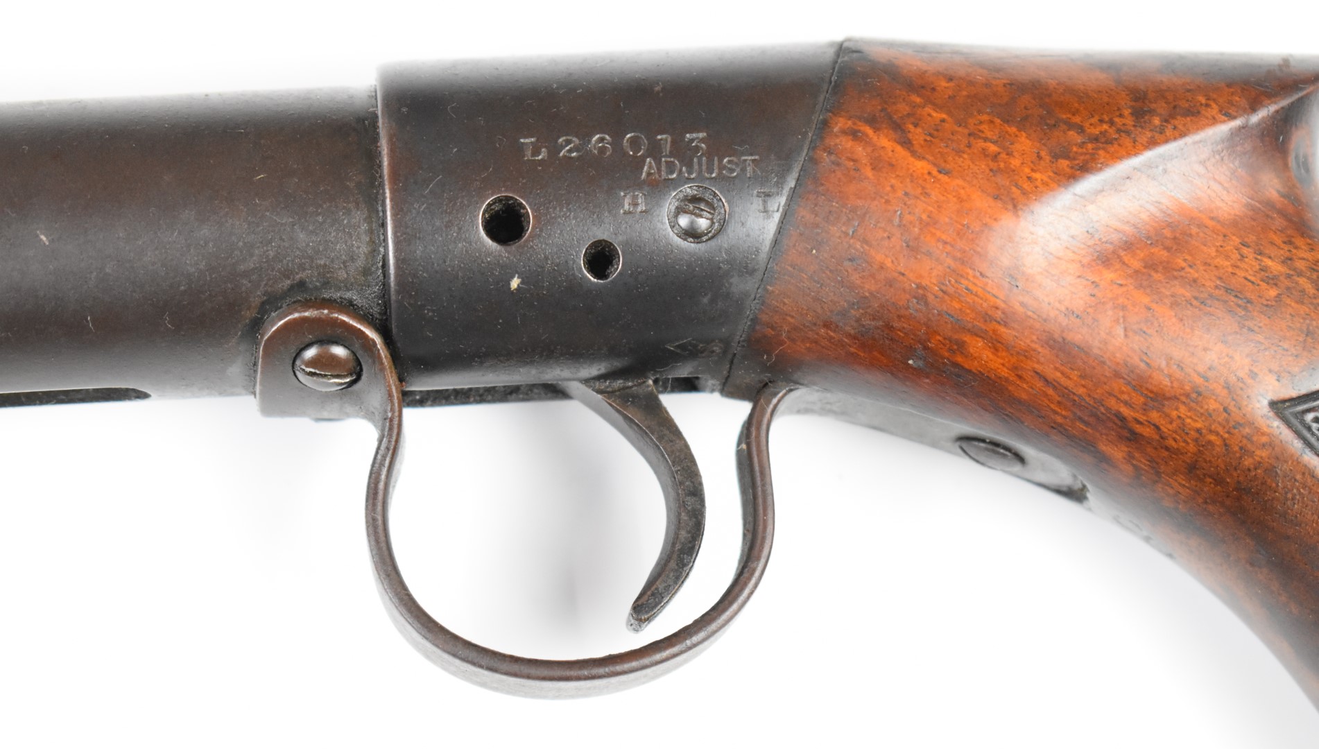 BSA Standard No 1 Light or Ladies .177 under-lever air rifle with chequered semi-pistol grip and - Image 6 of 7