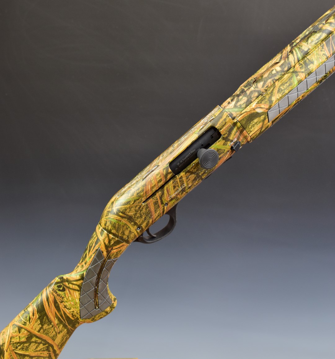 Escort Magnum Xtreme Max 12 bore semi automatic shotgun with Mossyoak camouflage finish, textured