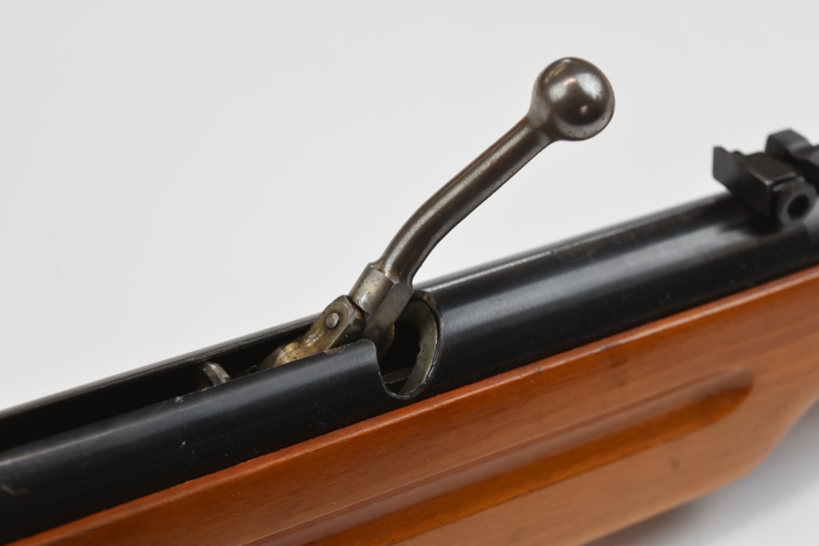 Haenel Model 310 lever-action 4.4mm calibre air rifle with semi-pistol grip, adjustable sights and - Image 10 of 19