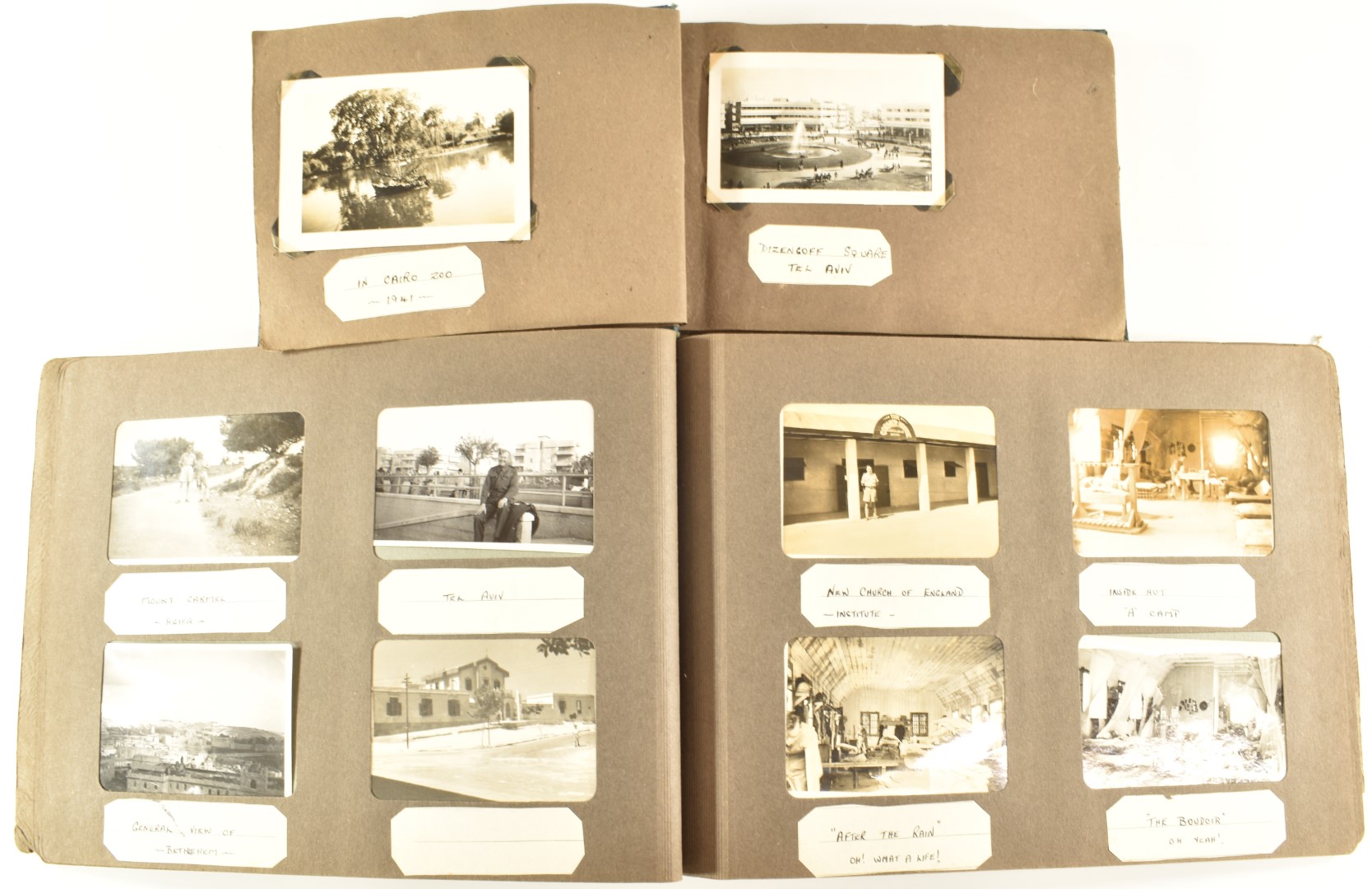 Two British Army WW2 tourist photo albums of Cairo and North Africa including Opera Square, the - Image 4 of 9