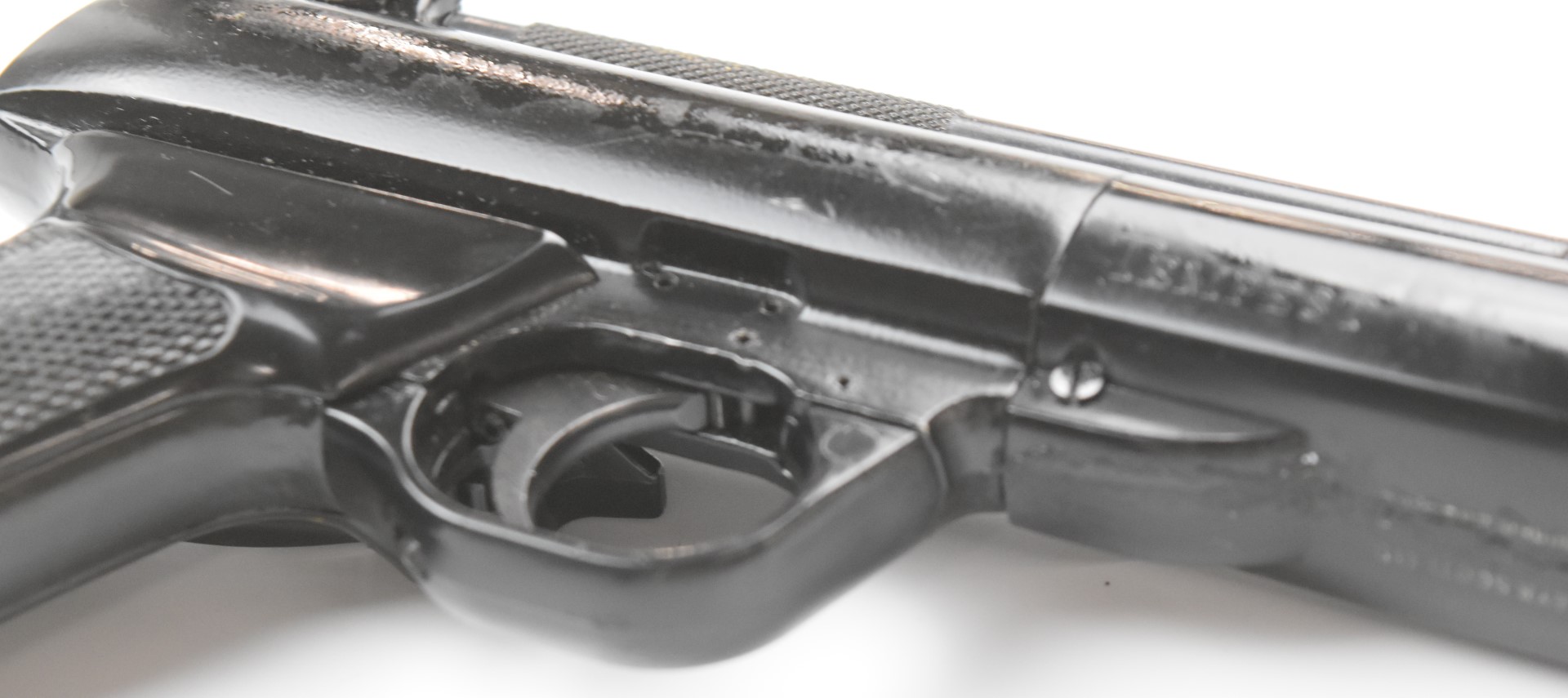 Webley Tempest .22 target air pistol with shaped and chequered grip and adjustable sights, NVSN, - Image 7 of 10