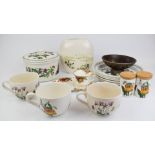 Portmeirion Botanic Garden ware, Copenhagen dish, Royal Albert Old Country Roses tea for one etc