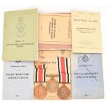 Three George V Special Constabulary For Faithful Service Medals, named to William Breame, Leslie J