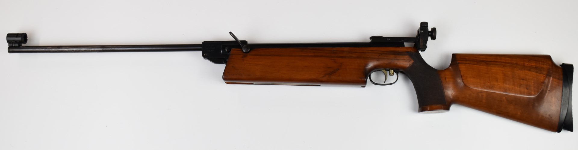 Weihrauch HW55 .177 target air rifle with chequered semi-pistol grip, adjustable trigger, raised - Image 6 of 7