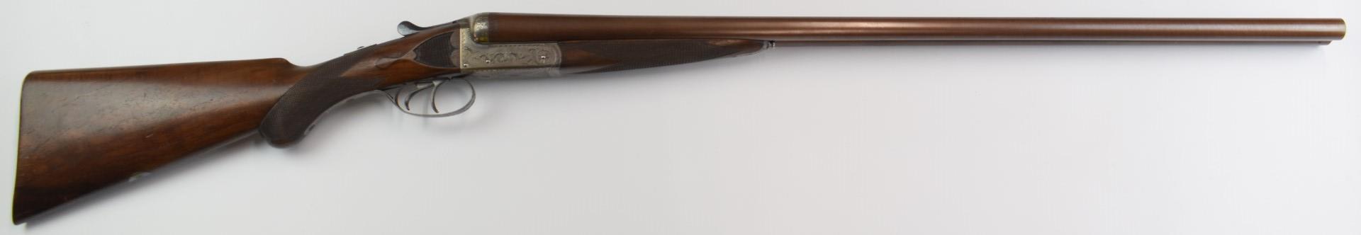 C G Bonehill 12 bore side by side shotgun with engraved locks, underside, trigger guard, top - Image 4 of 30