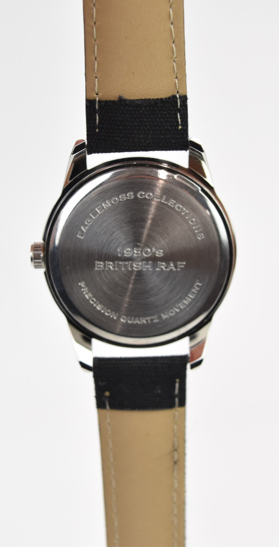 British RAF military style wristwatch with luminous hands and hour markers, white Arabic numerals, - Image 3 of 3