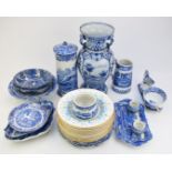 Collection of Spode Italian ware, ten Coalport dishes decorated in the Harebell pattern and a