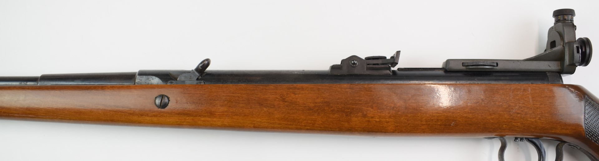 Original Model 50 .22 under-lever air rifle with chequered semi-pistol grip, adjustable trigger, - Image 8 of 10