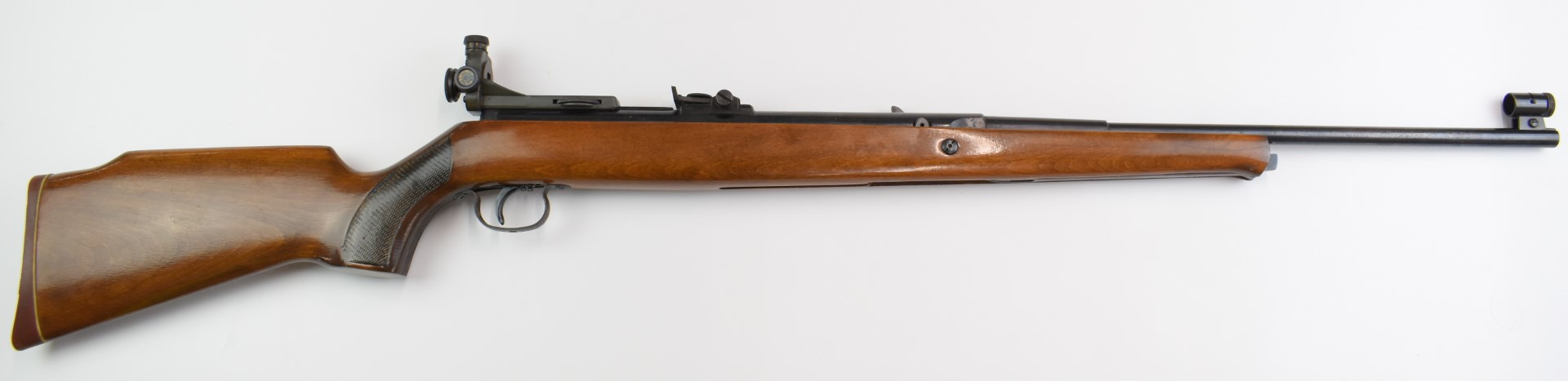 Original Model 50 .22 under-lever air rifle with chequered semi-pistol grip, adjustable trigger, - Image 2 of 10