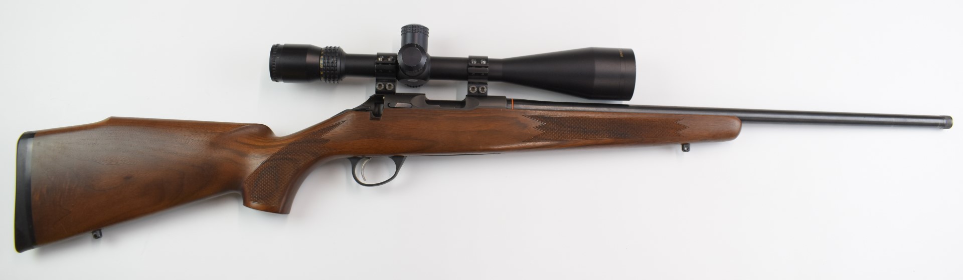 Sako P04R .17 bolt-action rifle with chequered semi-pistol grip and forend, raised cheek piece, - Image 21 of 26