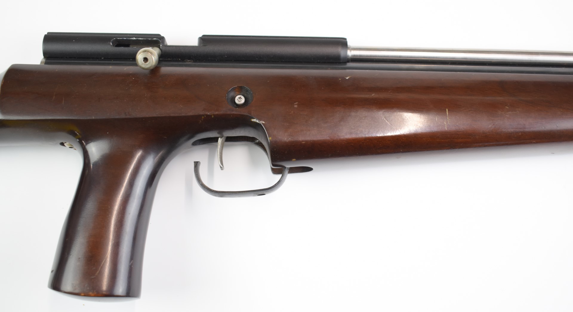 AGS-PCR1 .22 PCP bolt-action air rifle with pistol grip and adjustable trigger, serial number 00911. - Image 4 of 9