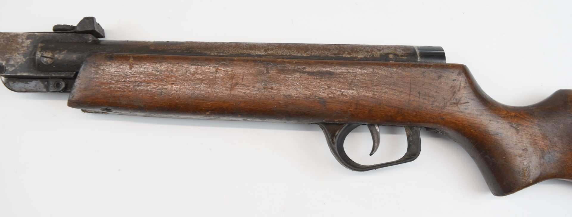 Gamo .22 air rifle with semi-pistol grip and adjustable sights, serial number T68059. - Image 12 of 16