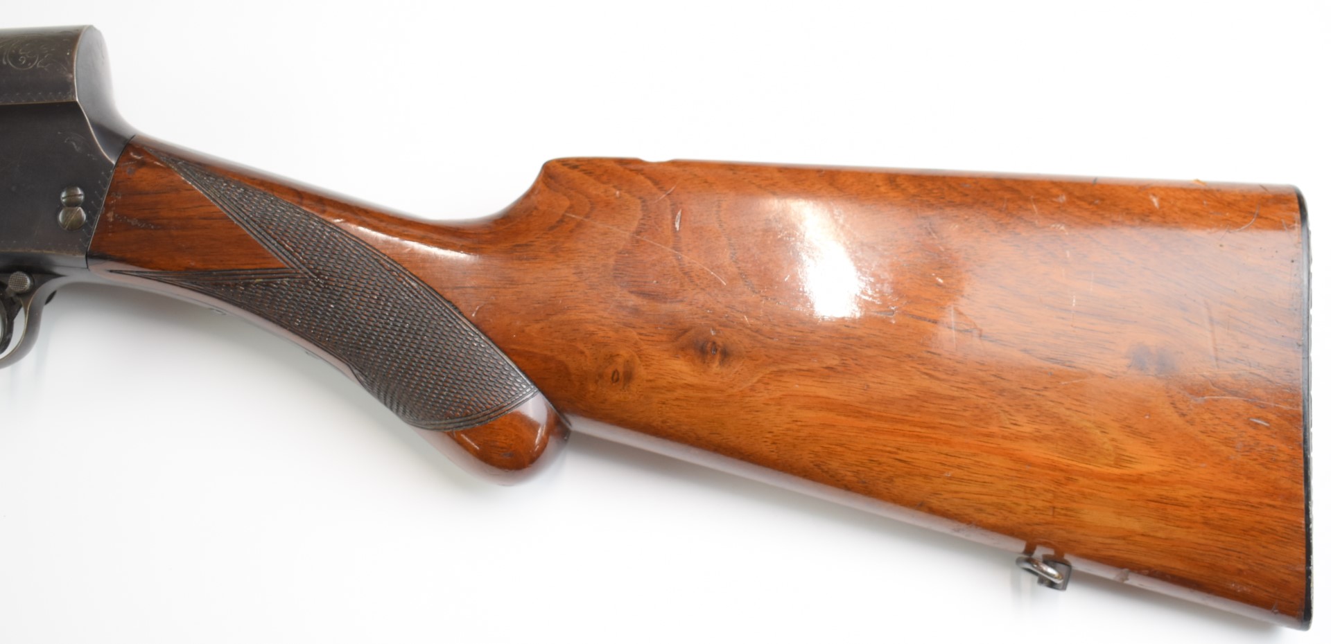 Browning 12 bore 3-shot semi-automatic shotgun with named and engraved locks, semi-pistol grip and - Image 15 of 22