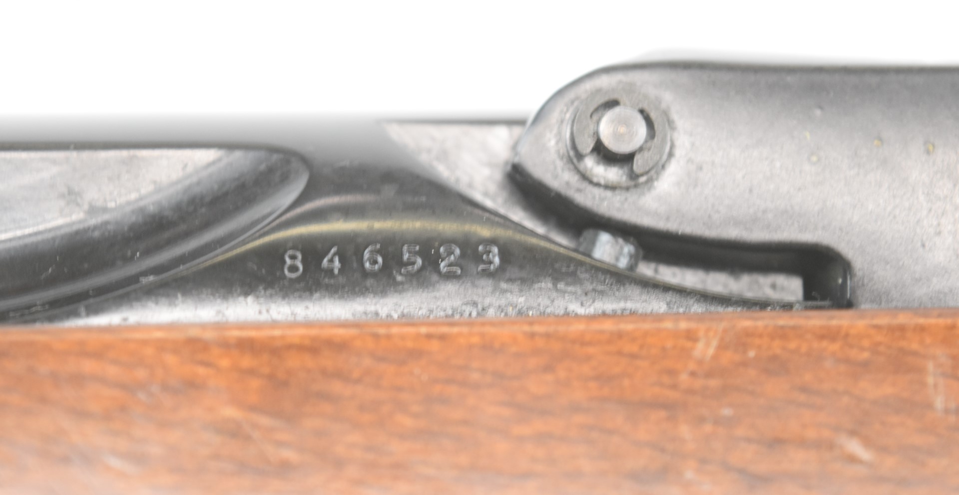 Webley Eclipse .22 under-lever air rifle with chequered semi-pistol grip, raised cheek piece, - Image 23 of 25