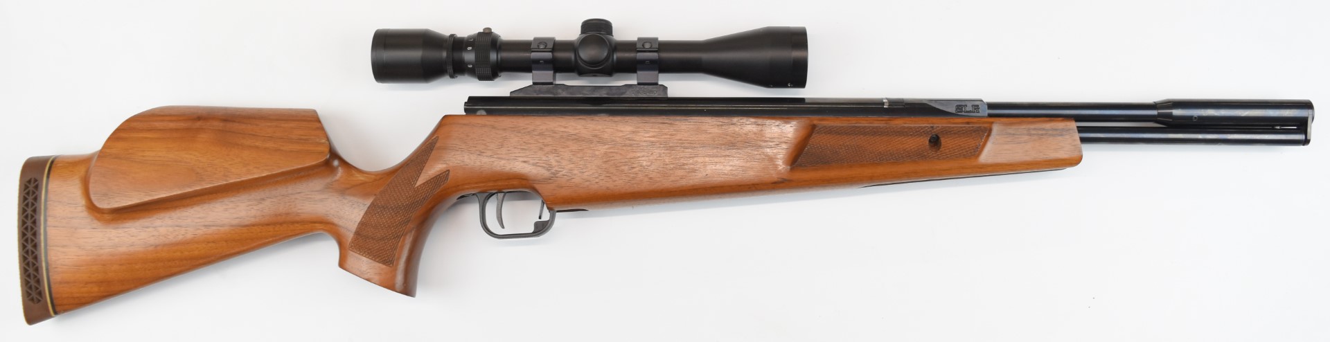 Theoben SLR 190/98 .22 under-lever carbine air rifle with seven shot magazine, chequered semi-pistol - Image 2 of 20