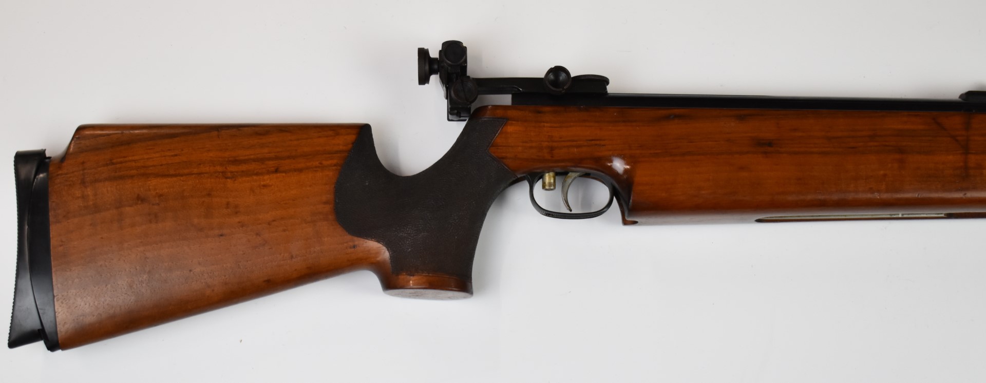 Weihrauch HW55 .177 target air rifle with chequered semi-pistol grip, adjustable trigger, raised - Image 4 of 7