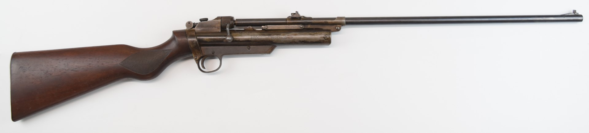 Webley Service Mk II .22 air rifle with interchangeable barrel, adjustable pop-up peep sights, - Image 2 of 15