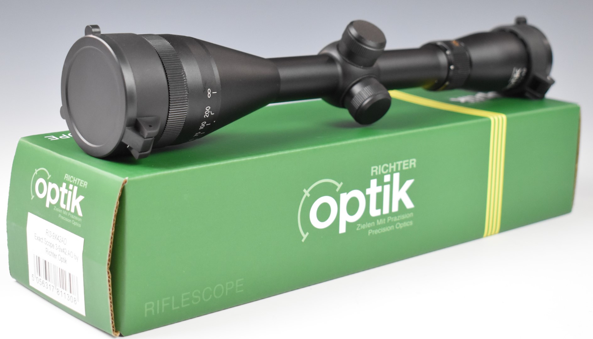 Richter Optik R13-9x42 AO air rifle or similar scope, in original box