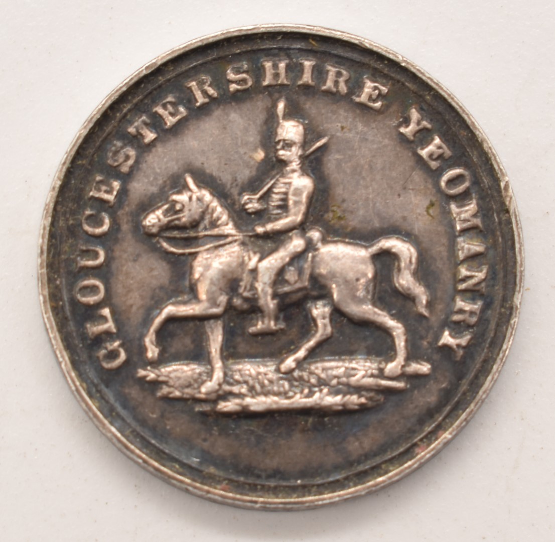 Royal Gloucestershire Hussars / Gloucestershire Yeomanry interest commemorative coin for the 1897