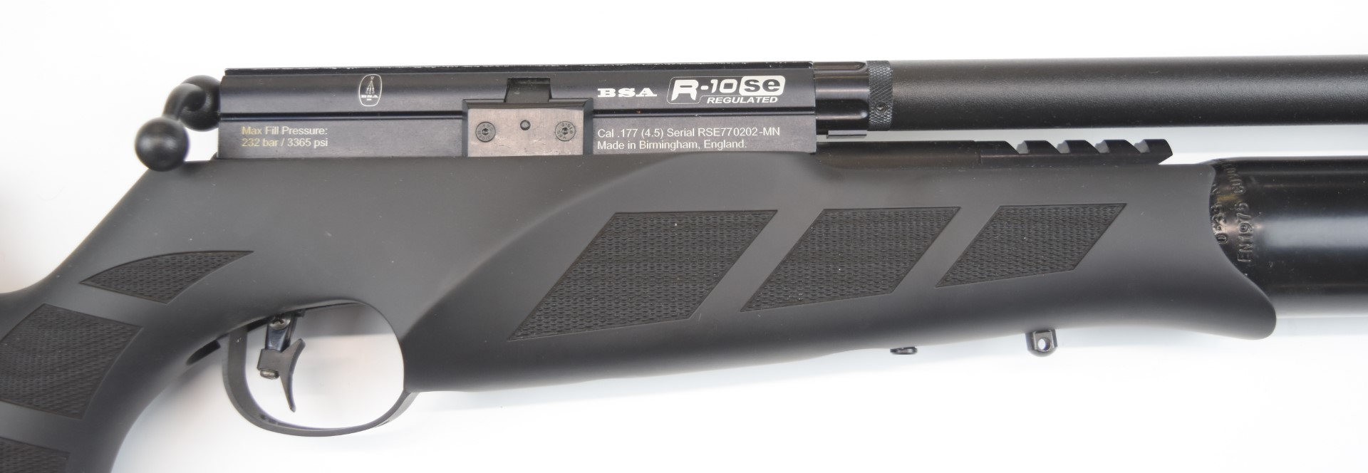 BSA R-10 SE Regulated .177 PCP air rifle with textured semi-pistol grip and forend, raised cheek - Image 4 of 22