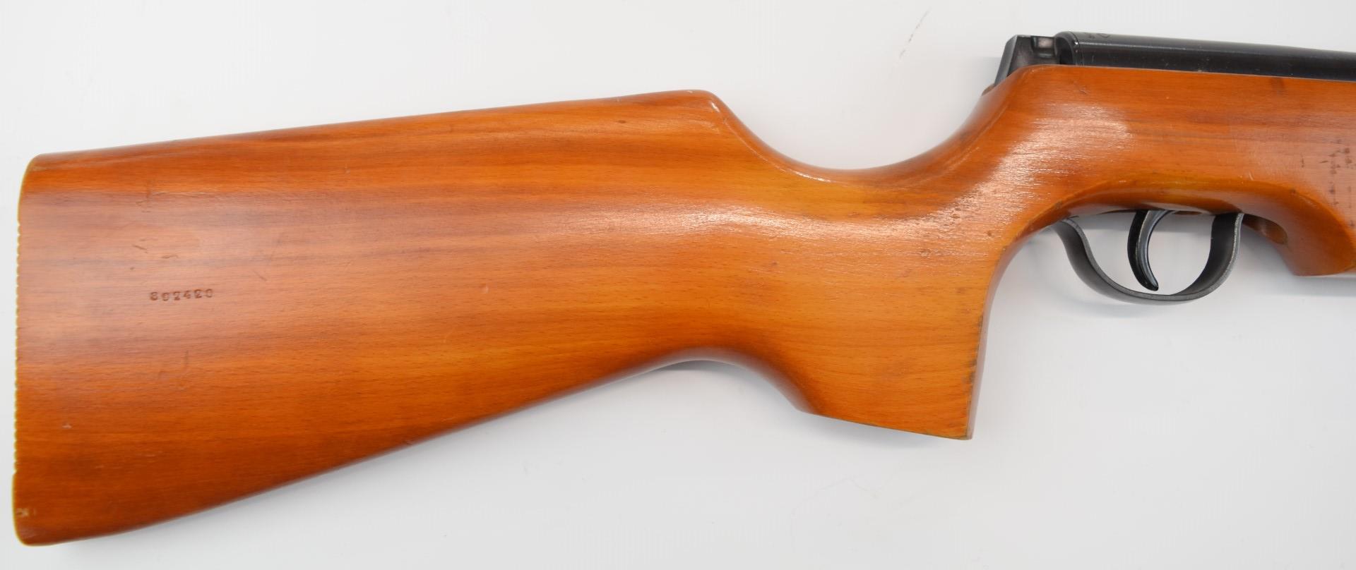 Haenel Model 310 lever-action 4.4mm calibre air rifle with semi-pistol grip, adjustable sights and - Image 3 of 19