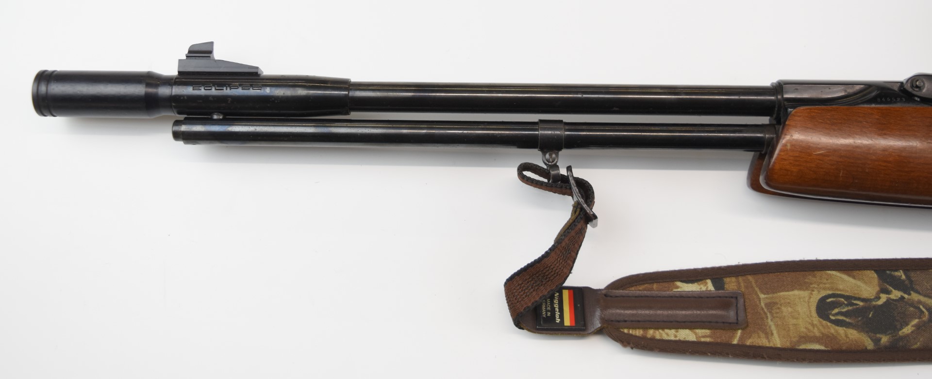 Webley Eclipse .22 under-lever air rifle with chequered semi-pistol grip, raised cheek piece, - Image 14 of 25