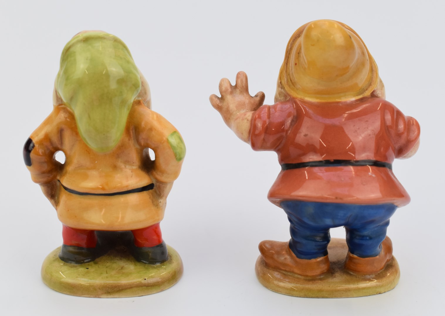 Beswick Walt Disney figures Doc and Sleepy from Snow White and the Seven Dwarfs, tallest 9.5cm - Image 2 of 3