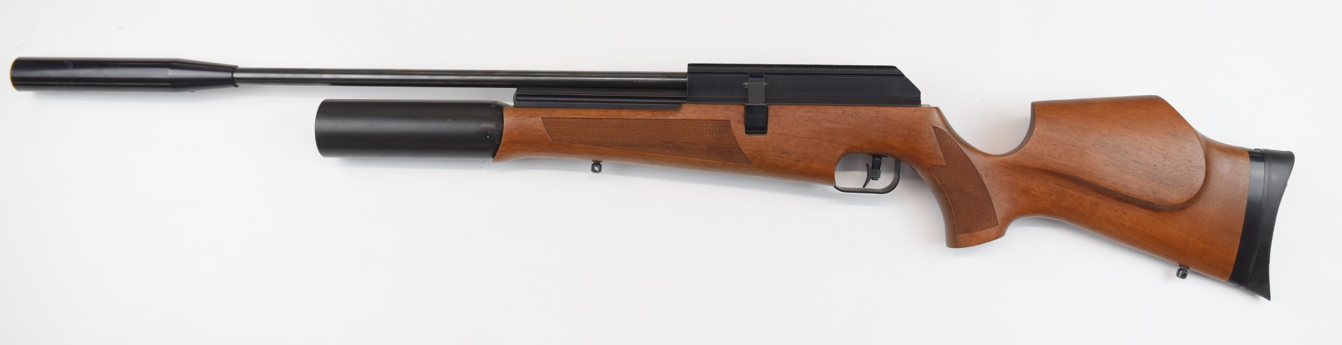 BSA .177 PCP air rifle with chequered semi-pistol grip and forend, sling mounts, adjustable - Image 12 of 19