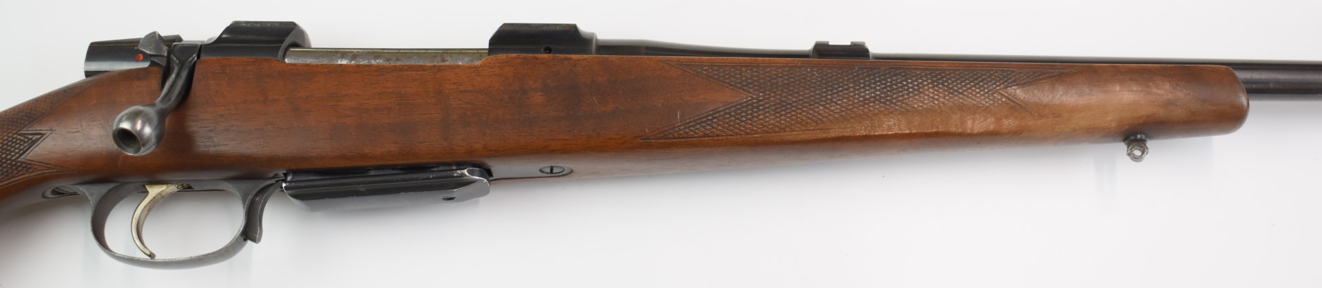 BRNO CZ 537 .243 bolt-action rifle with chequered semi-pistol grip and forend, raised cheek-piece, - Image 8 of 20