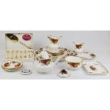 Approximately fifty pieces of Royal Albert Old Country Roses dinner and tea ware