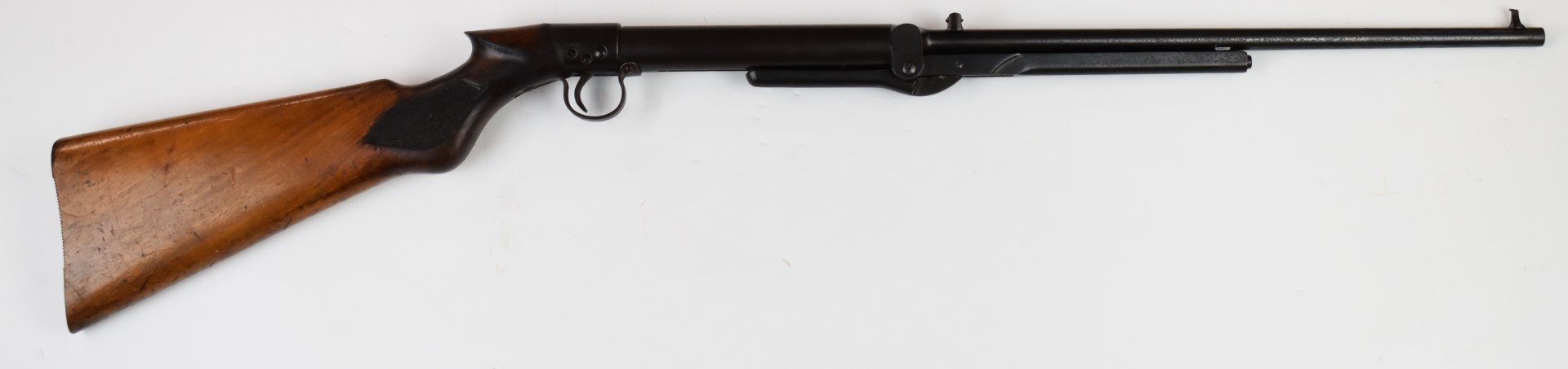 BSA Standard No 1 Light or Ladies .177 under-lever air rifle with chequered semi-pistol grip and - Image 2 of 7