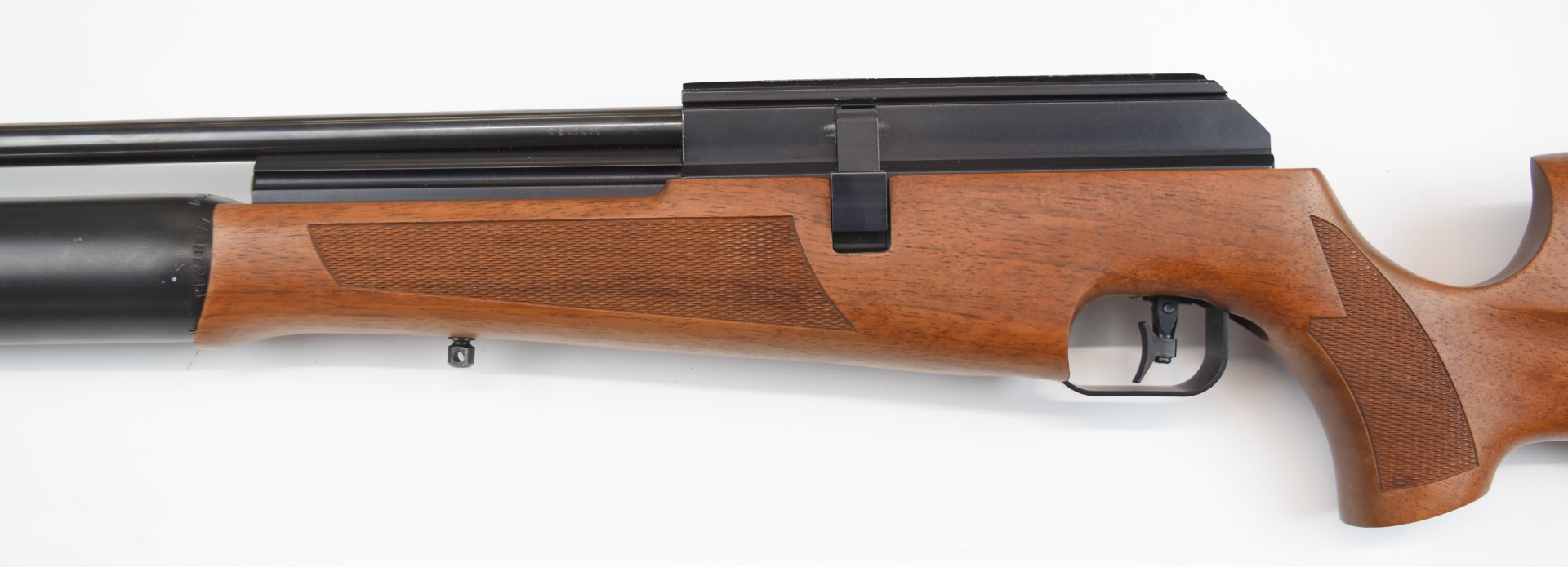BSA .177 PCP air rifle with chequered semi-pistol grip and forend, sling mounts, adjustable - Image 14 of 19