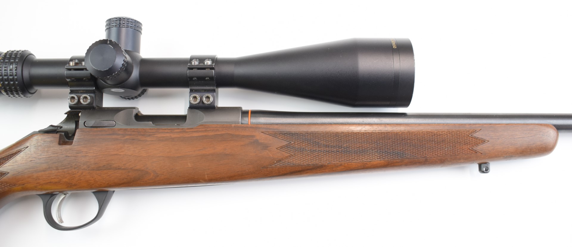 Sako P04R .17 bolt-action rifle with chequered semi-pistol grip and forend, raised cheek piece, - Image 25 of 26