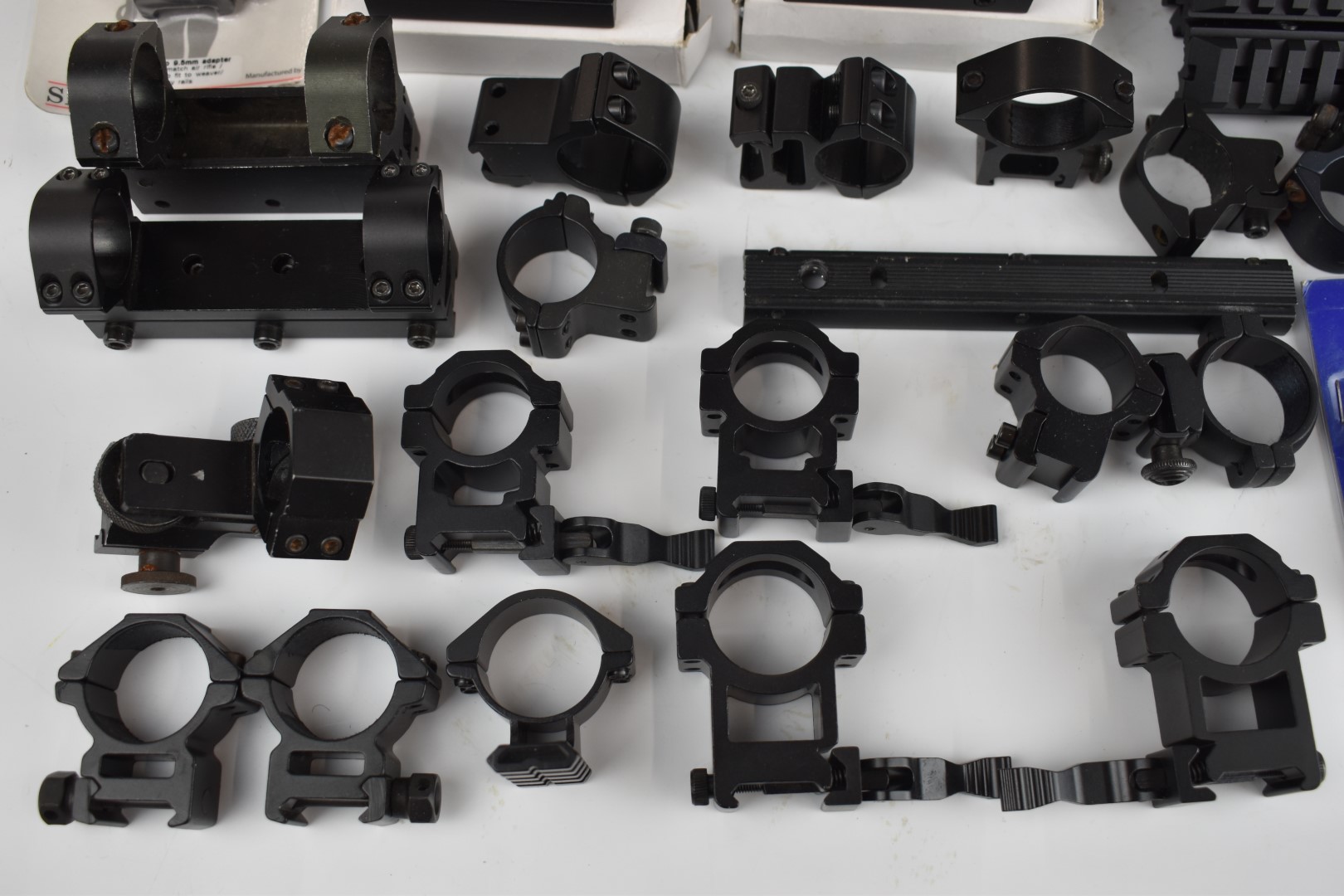 A large collection of rifle scope mounts and mount sets including Rhino, Warne, Sports Match, - Image 2 of 5