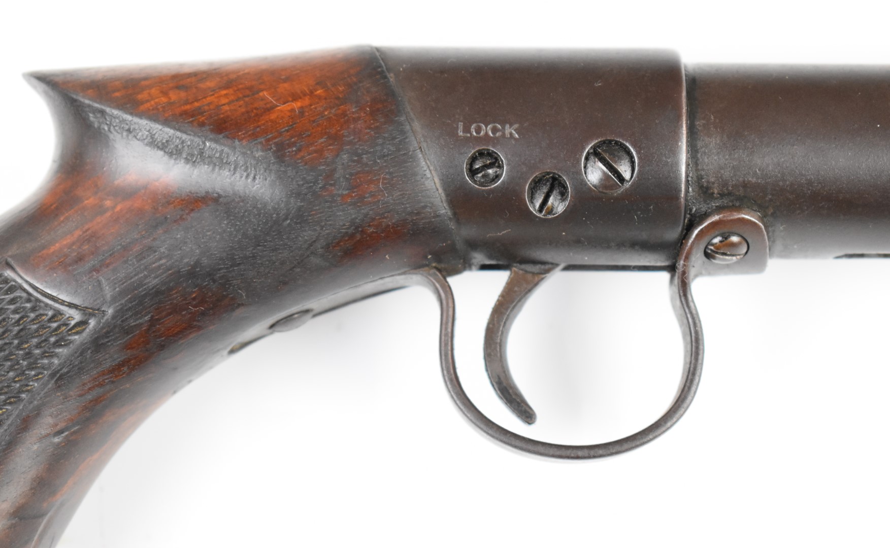 BSA Standard No 1 Light or Ladies .177 under-lever air rifle with chequered semi-pistol grip and - Image 5 of 7