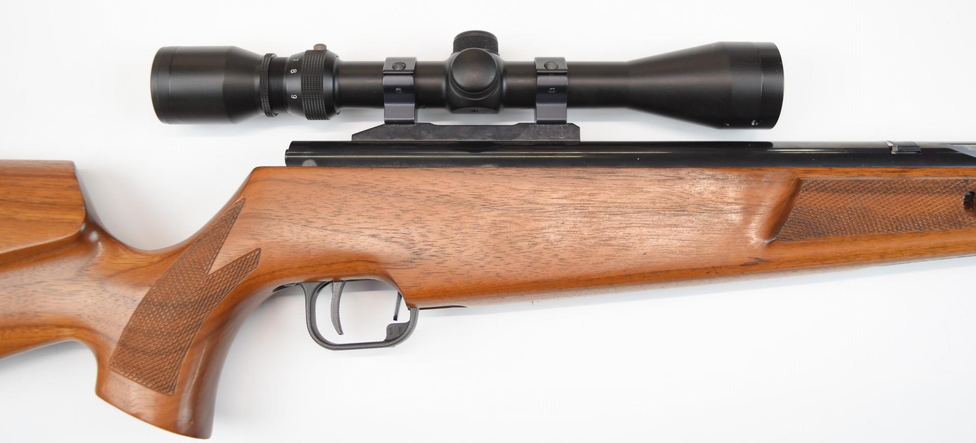 Theoben SLR 190/98 .22 under-lever carbine air rifle with seven shot magazine, chequered semi-pistol - Image 4 of 20