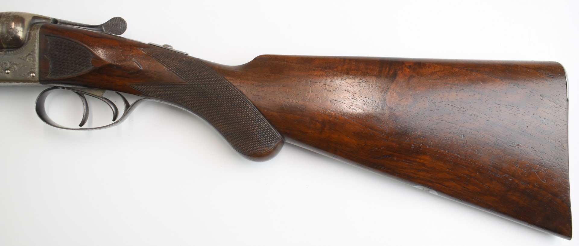 C G Bonehill 12 bore side by side shotgun with engraved locks, underside, trigger guard, top - Image 17 of 30