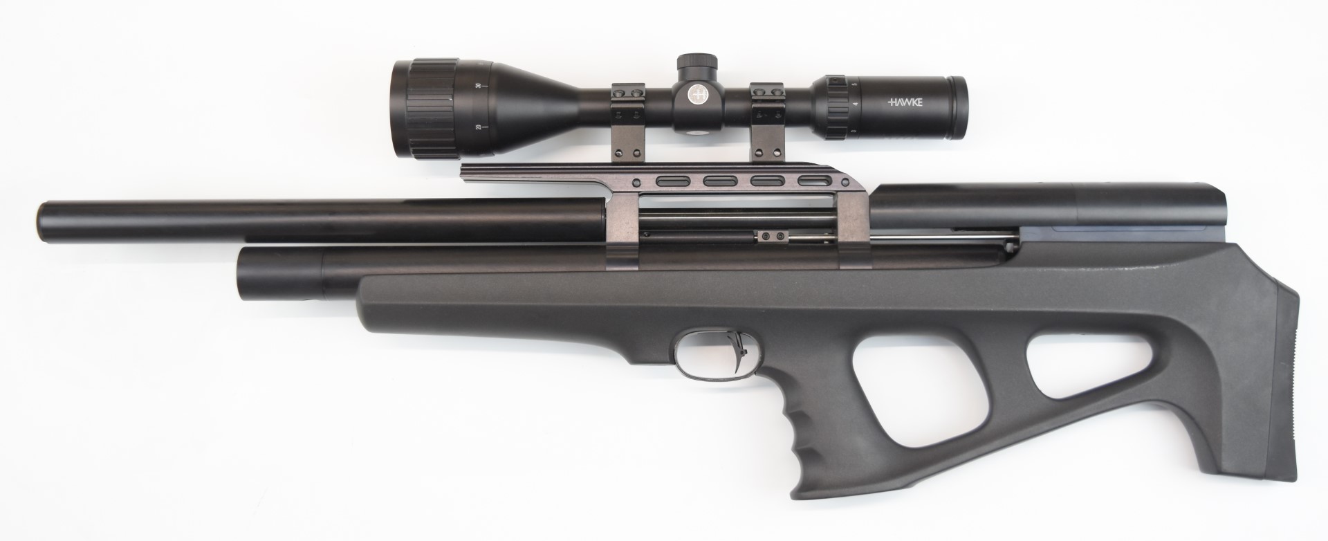 FX Wildcat .177 PCP air rifle with pistol grip, multi-shot magazine, Hawke Fastmount 3-9x50 AO scope - Image 18 of 24