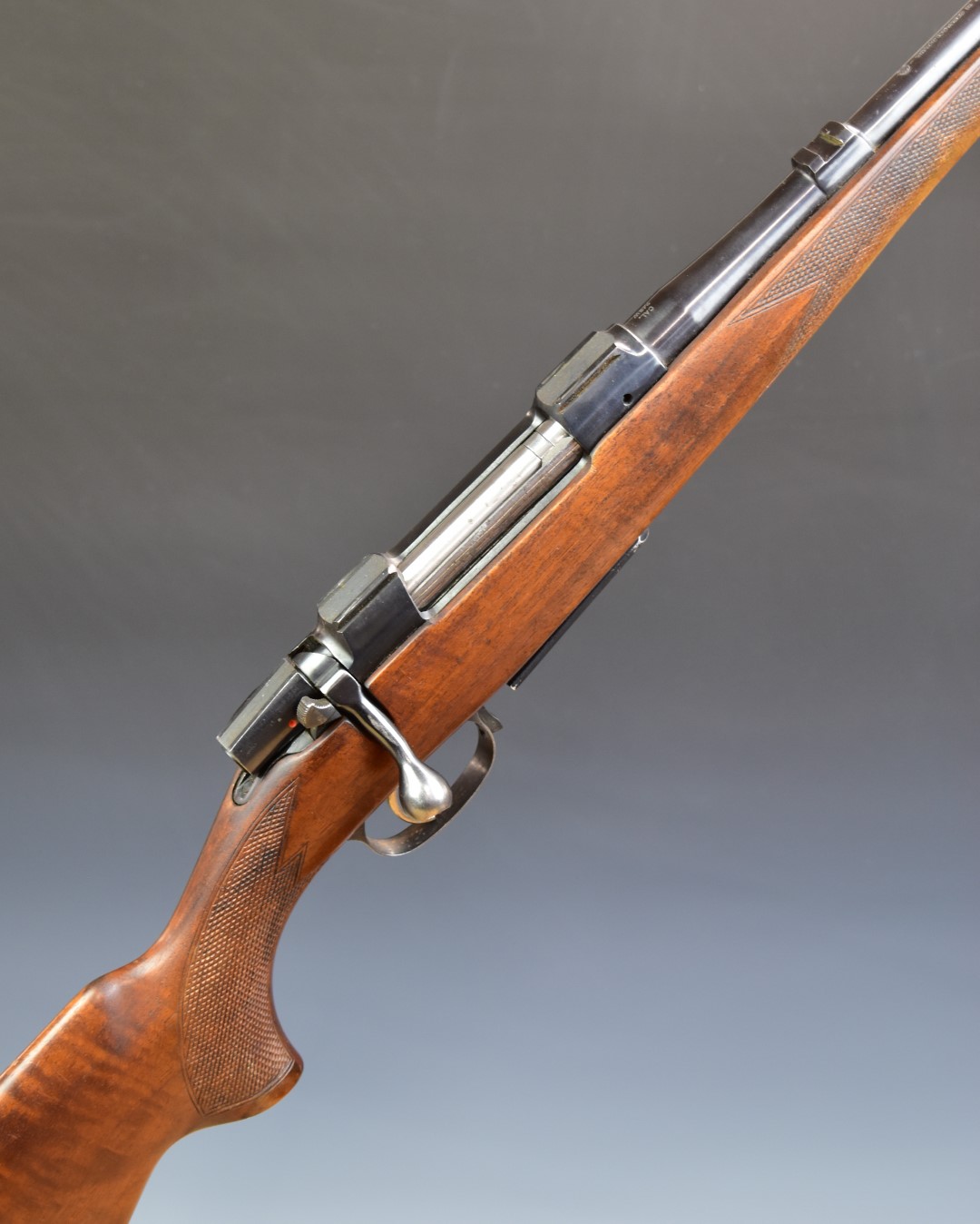 BRNO CZ 537 .243 bolt-action rifle with chequered semi-pistol grip and forend, raised cheek-piece, - Image 2 of 20