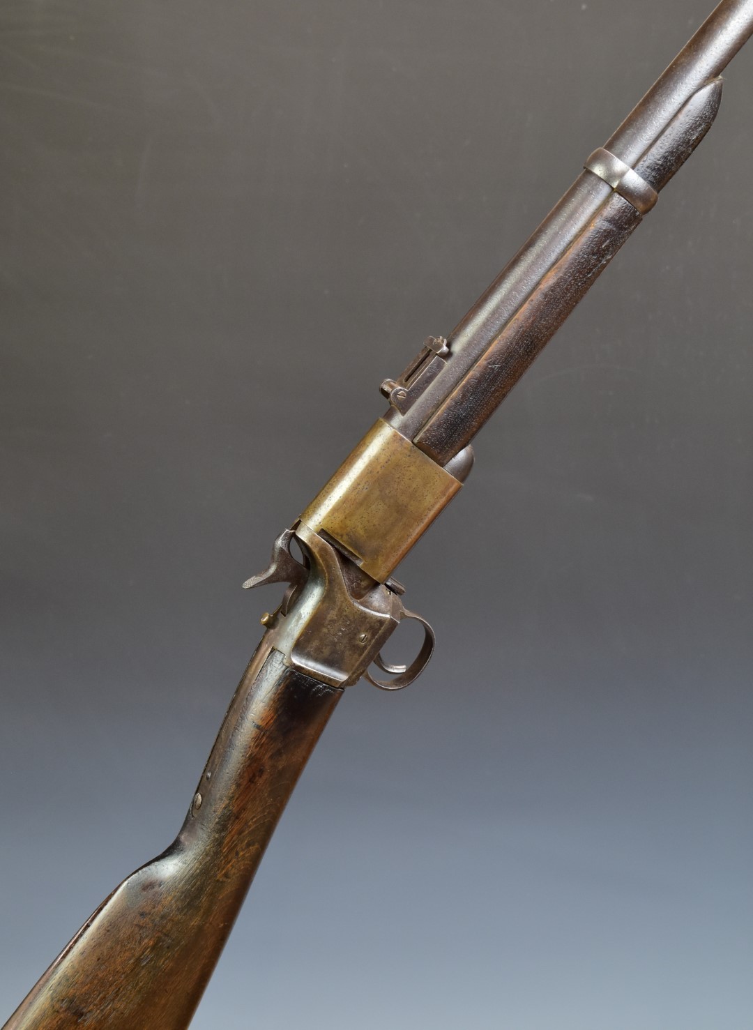 Meriden Manufacturing Co for Charles Parker of Triplett & Scott .50 twist-action repeating carbine