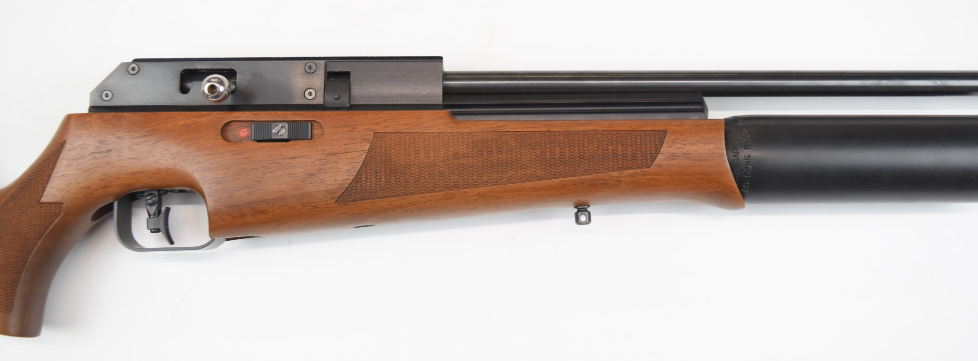 BSA .177 PCP air rifle with chequered semi-pistol grip and forend, sling mounts, adjustable - Image 4 of 19