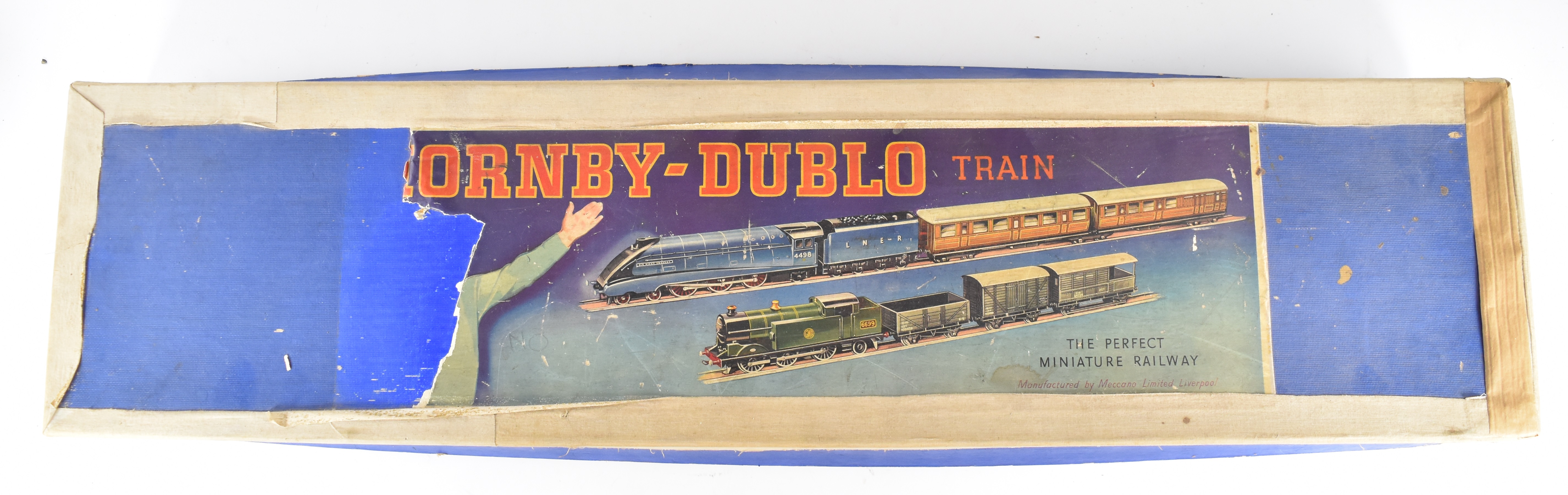 Hornby Dublo 00 gauge model railway EDPA1 passenger set with 'Sir Nigel Gresley' locomotive, in - Image 6 of 11