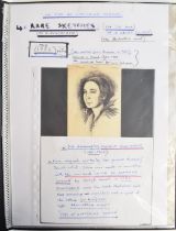 Natalia Goncharova / Gontcharova (Russian / French 1881-1962) four pen and ink studies relating to
